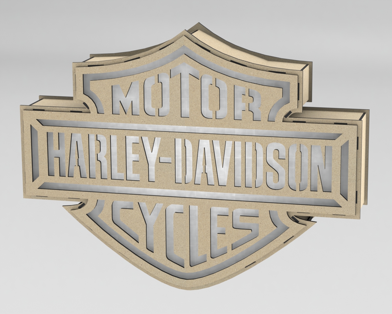 imagem do arquivo vetor para download Luminária de parede Harley Davidson