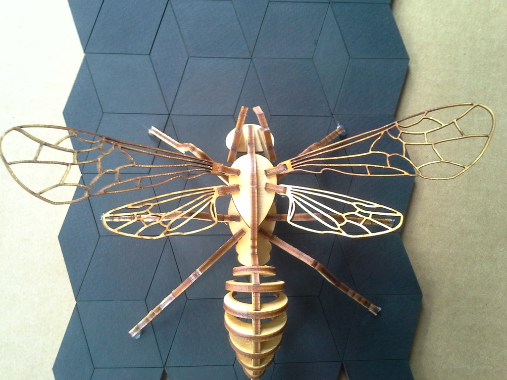 imagem do arquivo vetor para download Abelha 3mm