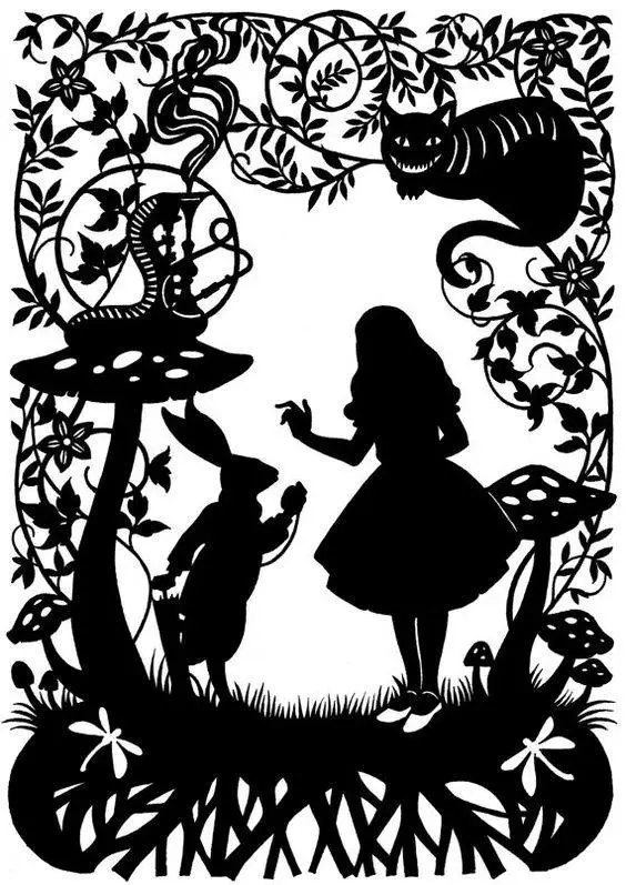 imagem do arquivo vetor para download Alice no País das Maravilhas