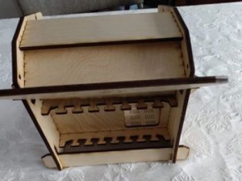imagem do arquivo vetor para download Alimentador de Pássaros com Suporte para Celular