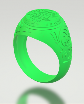 imagem do arquivo vetor para download Anel 3d Masculino