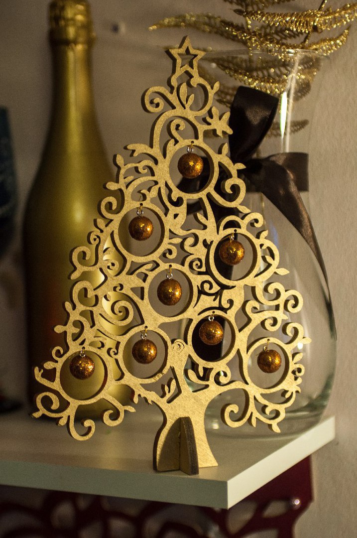 imagem do arquivo vetor para download Arvore de natal elegante decorativa