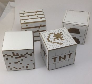 imagem do arquivo vetor para download Blocos de Papel Minecraft
