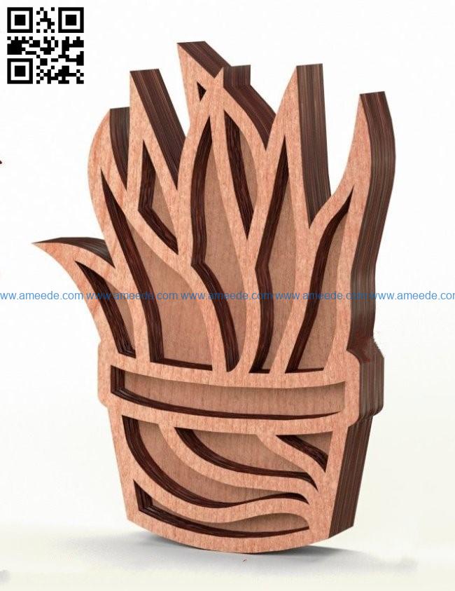 imagem do arquivo vetor para download Cactos decorativo
