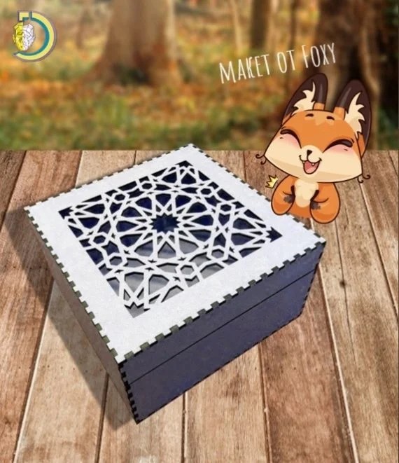 imagem do arquivo vetor para download Caixa Decorativa