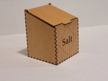 imagem do arquivo vetor para download Caixa de Sal Cortada a Laser