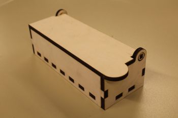 imagem do arquivo vetor para download Caixa para Canetas Cortada a Laser em SVG