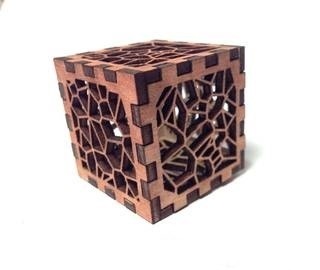 imagem do arquivo vetor para download Caixa pequena de madeira para decorações