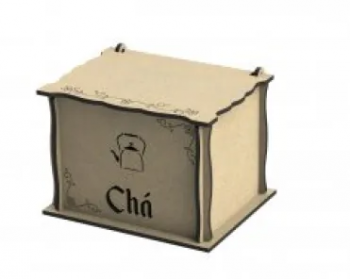 imagem do arquivo vetor para download Caixinha para saches de chá