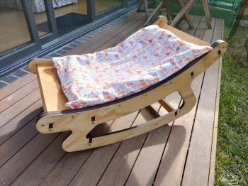 imagem do arquivo vetor para download Cama ao ar livre de Bebe