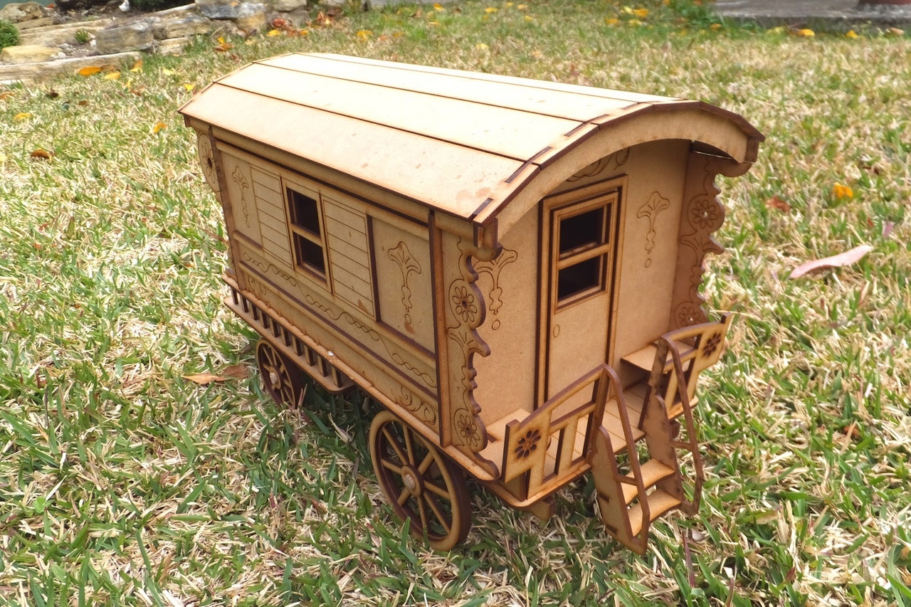 imagem do arquivo vetor para download Carruagem de Cavalo 3mm