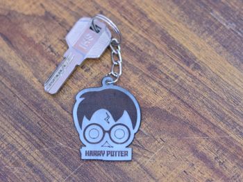 imagem do arquivo vetor para download Chaveiro de Couro do Harry Potter