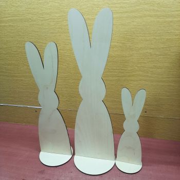imagem do arquivo vetor para download Coelho de Páscoa Decorativo em Pé
