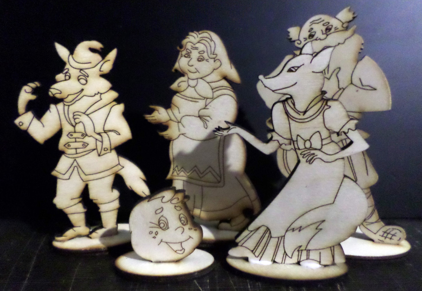 imagem do arquivo vetor para download Conjunto de Personagens de Conto de Fadas