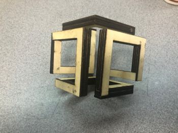 imagem do arquivo vetor para download Cubo Infinito Cortado a Laser