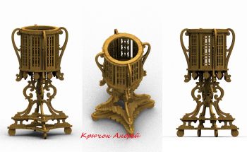 imagem do arquivo vetor para download Decoração Antiga Cortada a Laser