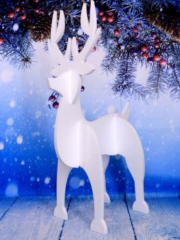 imagem do arquivo vetor para download Decoração de Natal com Rena
