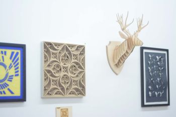 imagem do arquivo vetor para download Decoração de Parede com Cabeça de Veado