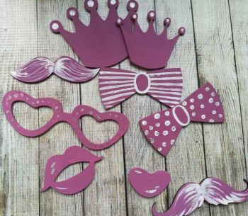 imagem do arquivo vetor para download Decorações de Festa Bigodes