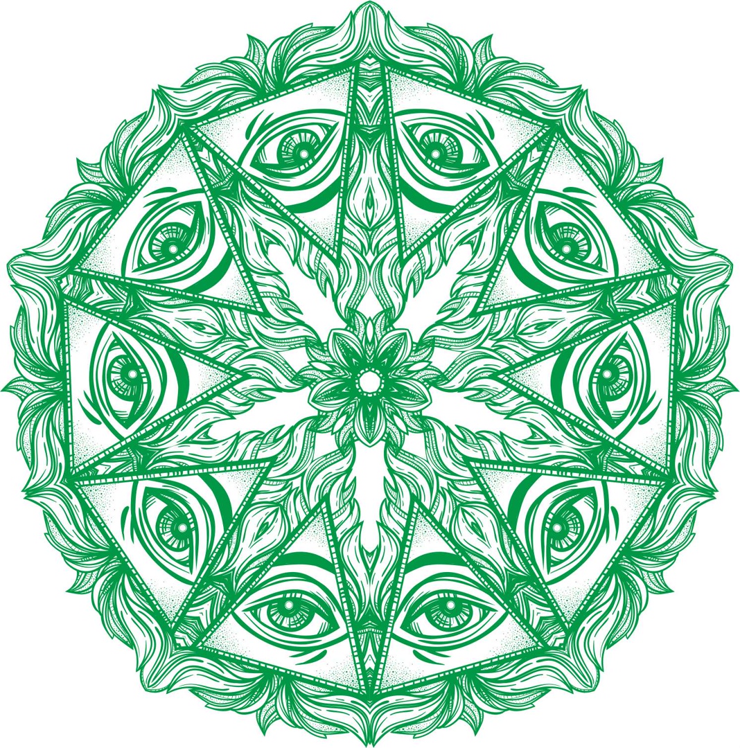 imagem do arquivo vetor para download Desenho de Masson com os olhos