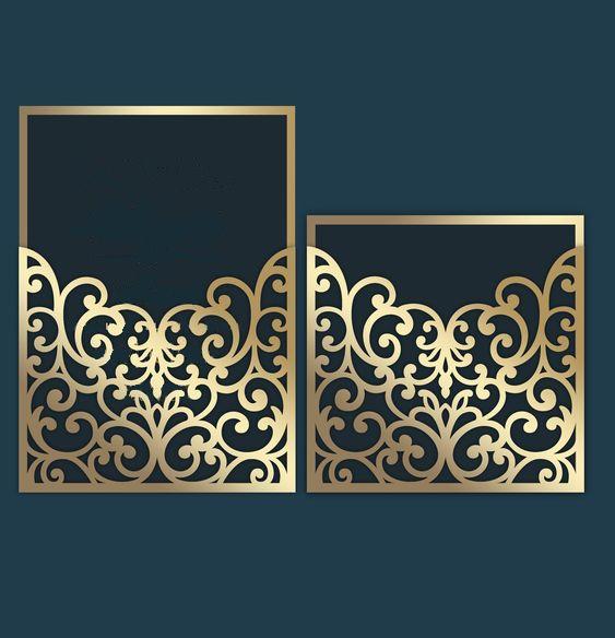 imagem do arquivo vetor para download Design de convite de casamento