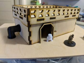 imagem do arquivo vetor para download Edifício da Legião Star Wars Cortado a Laser