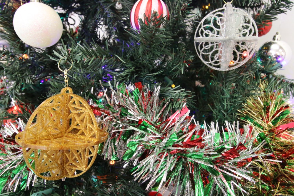 imagem do arquivo vetor para download Enfeites de Natal em Acrílico