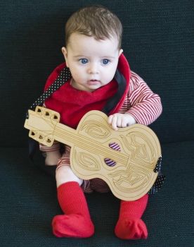 imagem do arquivo vetor para download Guitarra Espanhola Cortada a Laser