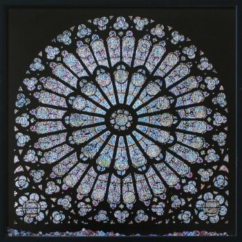 imagem do arquivo vetor para download Janela da Catedral Rosácea da Notre Dame