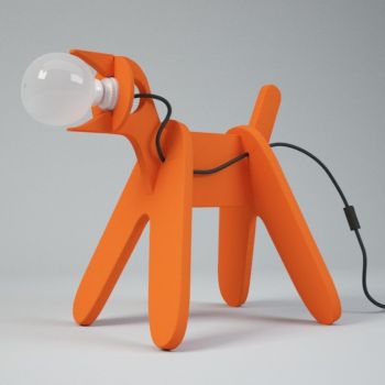imagem do arquivo vetor para download Lâmpada de cachorro fofo