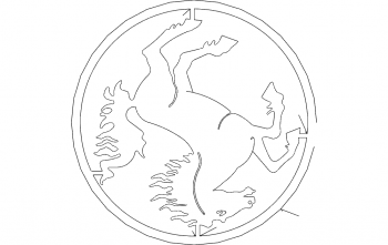 imagem do arquivo vetor para download Logo de Cavalo