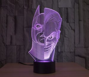 imagem do arquivo vetor para download Luminária batman coringa