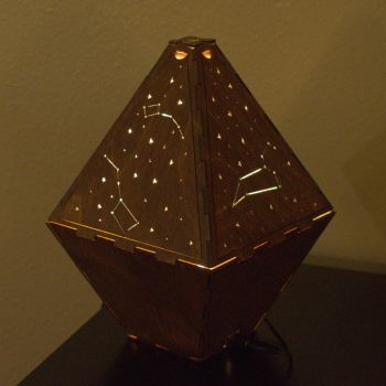 imagem do arquivo vetor para download Luminária de Constelação