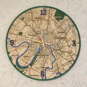imagem do arquivo vetor para download Mapa Relógio de Parede
