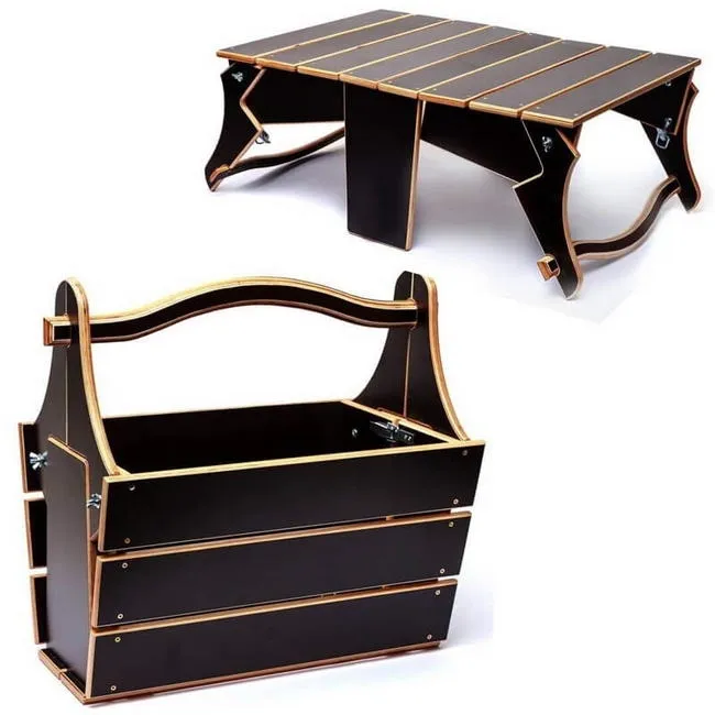 imagem do arquivo vetor para download Mesa e cesta para piqueniques 2 em 1