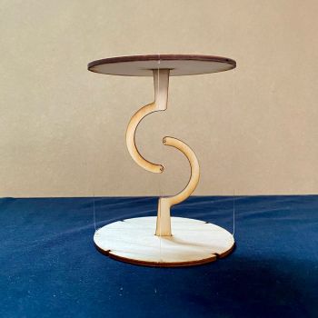 imagem do arquivo vetor para download Mesa impossível de madeira