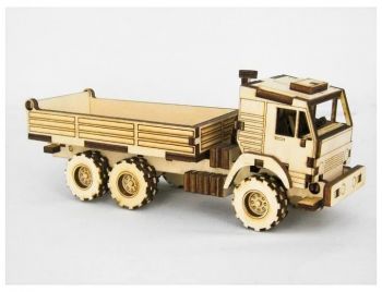 imagem do arquivo vetor para download Miniatura de caminhão de madeira com caçamba
