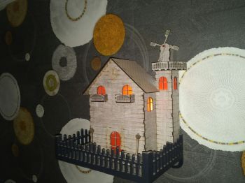 imagem do arquivo vetor para download Miniatura de casa de madeira