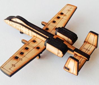 imagem do arquivo vetor para download Modelo de Aeronave A 10 Thunderbolt 3D
