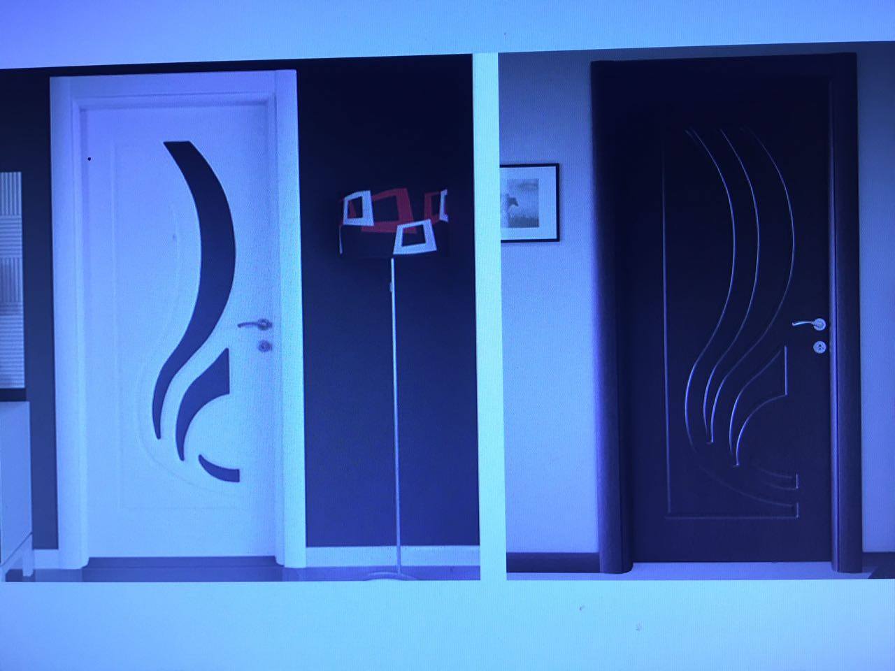 imagem do arquivo vetor para download Modelo de Design de Porta de Madeira Moderna