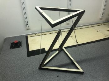 imagem do arquivo vetor para download Modelo de Estrutura Tensegrity Cortado a Laser