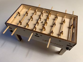 imagem do arquivo vetor para download Modelo de Mesa de Pebolim