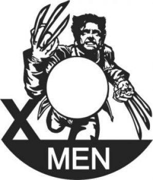 imagem do arquivo vetor para download Modelo de um relógio temático Xmen