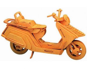 imagem do arquivo vetor para download Motocicleta Lambretta 3D quebra-cabeça