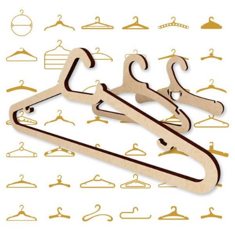 imagem do arquivo vetor para download Pacote de cabides
