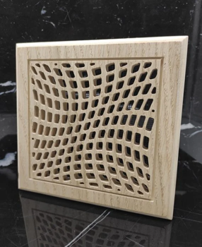 imagem do arquivo vetor para download Padrão de Grade de Ventilação Quadrada de Madeira