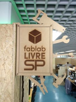 imagem do arquivo vetor para download Painel Informativo Fablab