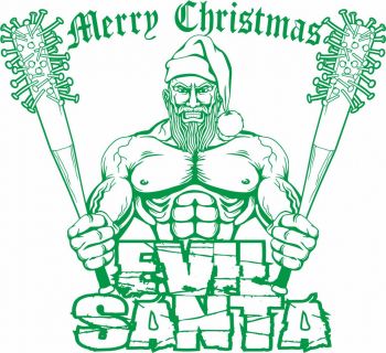 imagem do arquivo vetor para download Papai Noel Brutal