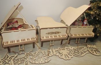 imagem do arquivo vetor para download Piano Music Box