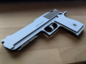 imagem do arquivo vetor para download Pistola de Borracha de Madeira